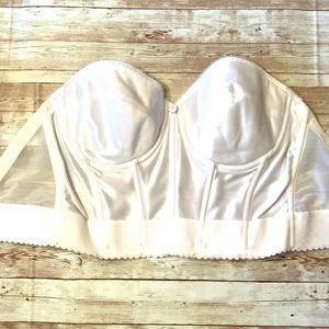 Dominique white corset